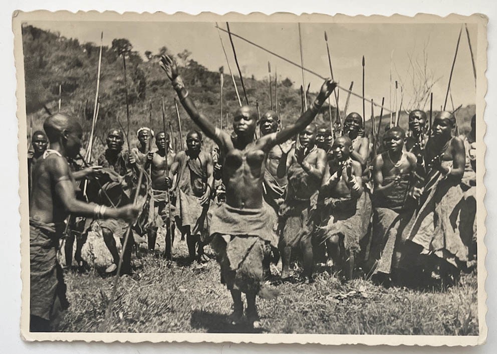 1930s Africa, Bahutu dancers, Burundi