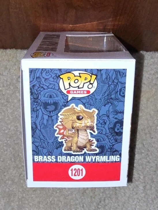 Funko Dungeons & Dragons #1201 Brass Dragon Wyrmling LE 9500 Official +Protector
