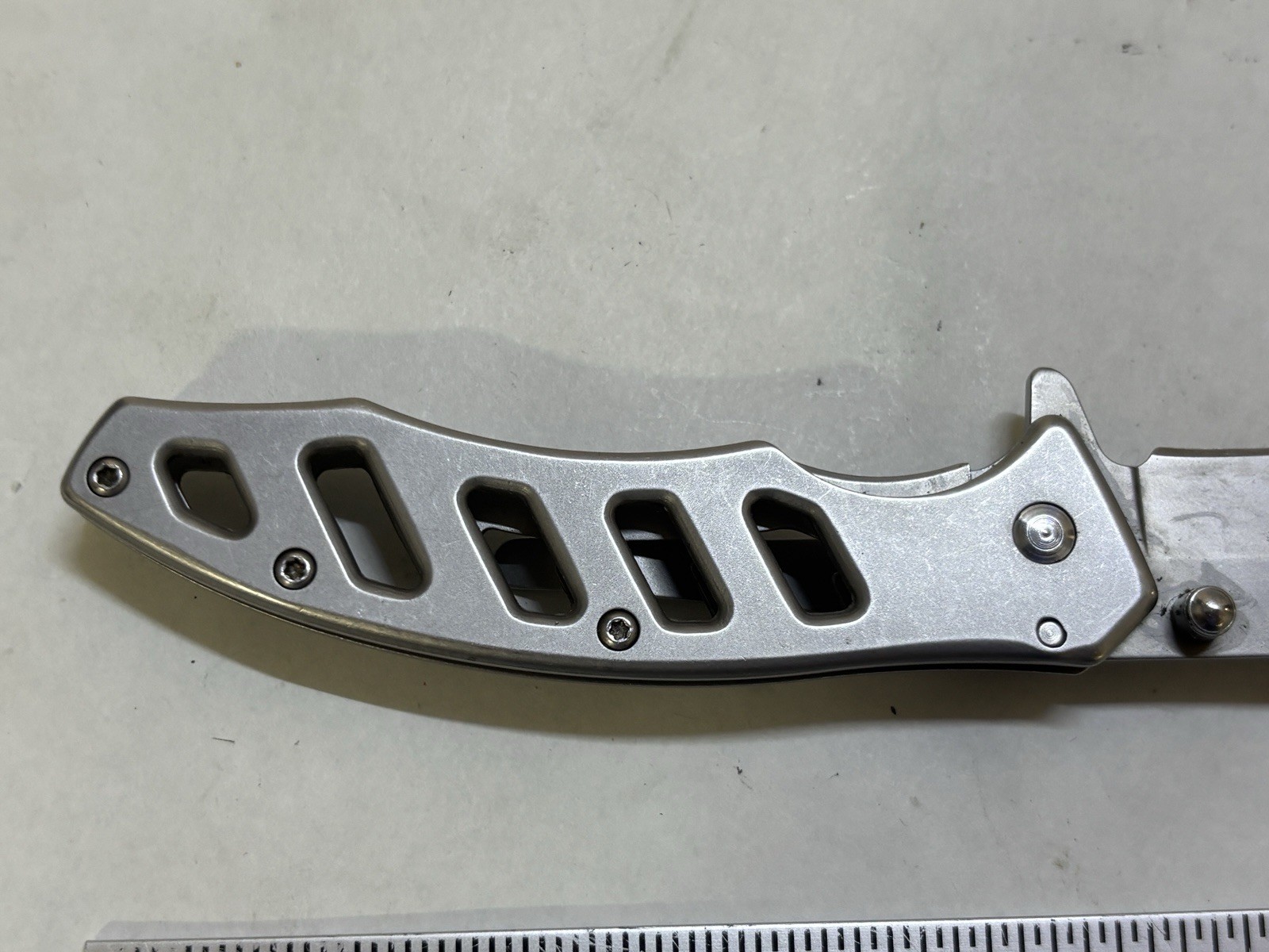 Liner Lock Skeleton Frame Folding knife 3.125in plain blade – GK23