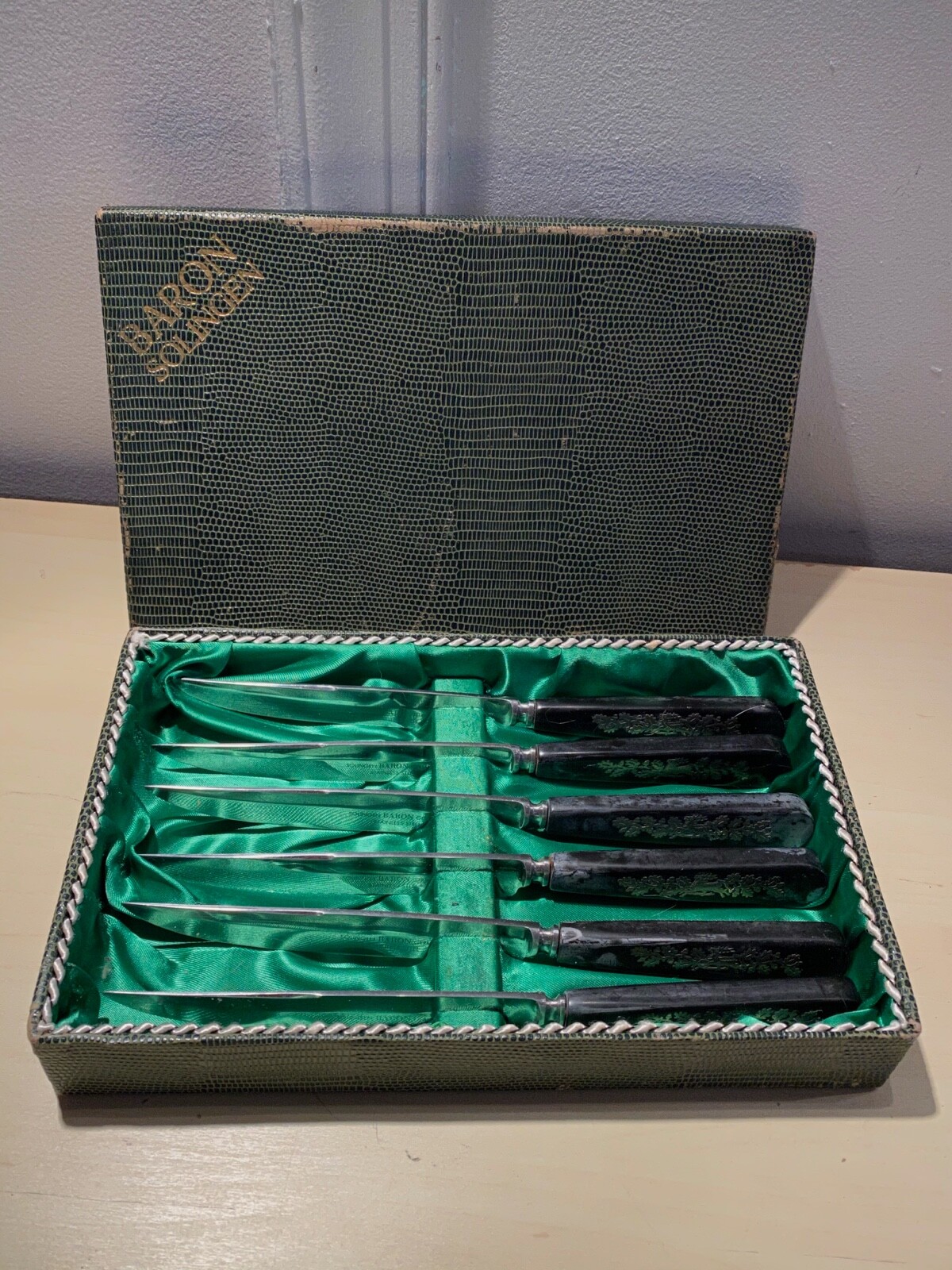 BARON Solingen Stainless Steel Knife Blade Knives Set Made In Germany With Box