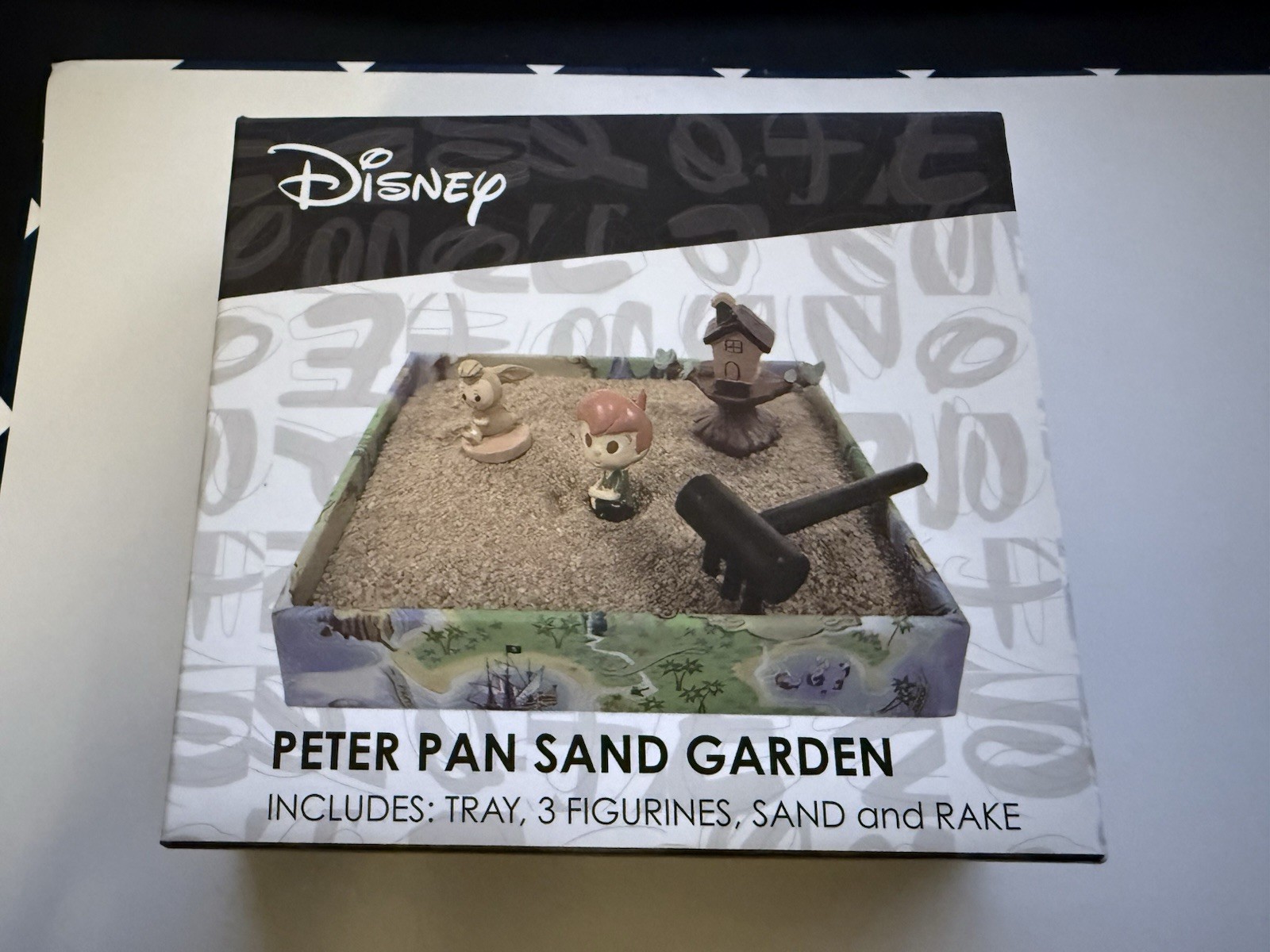 Disney Peter Pan Miniature Sand Zen Garden With Figures & Mini Rake New In Box