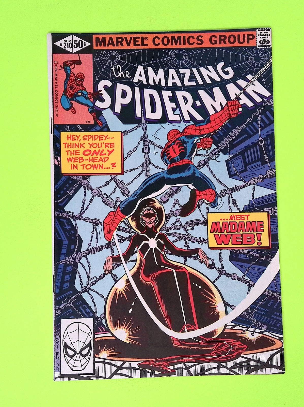 Amazing Spider-Man #210 Vol. 1 1980 Marvel Comics 1st App High Grade M92-10