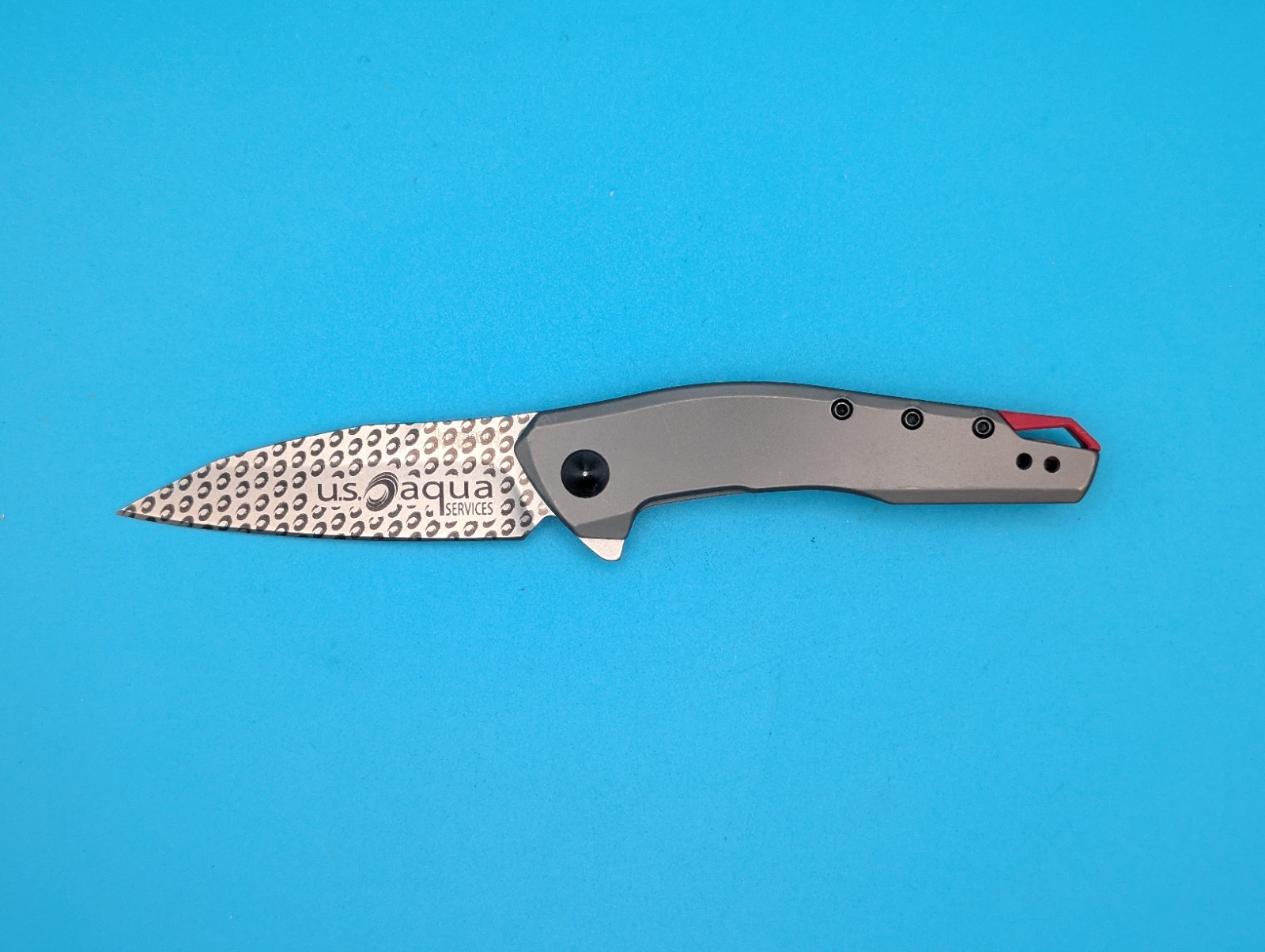 Kershaw 1415 Director Assisted Opening Frame Lock Pocket Knife! *U.S. AQUA*