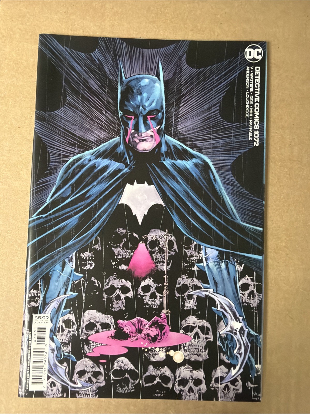 Detective Comics #1072 Cover C Mike Perkins Card Stock Variant NM