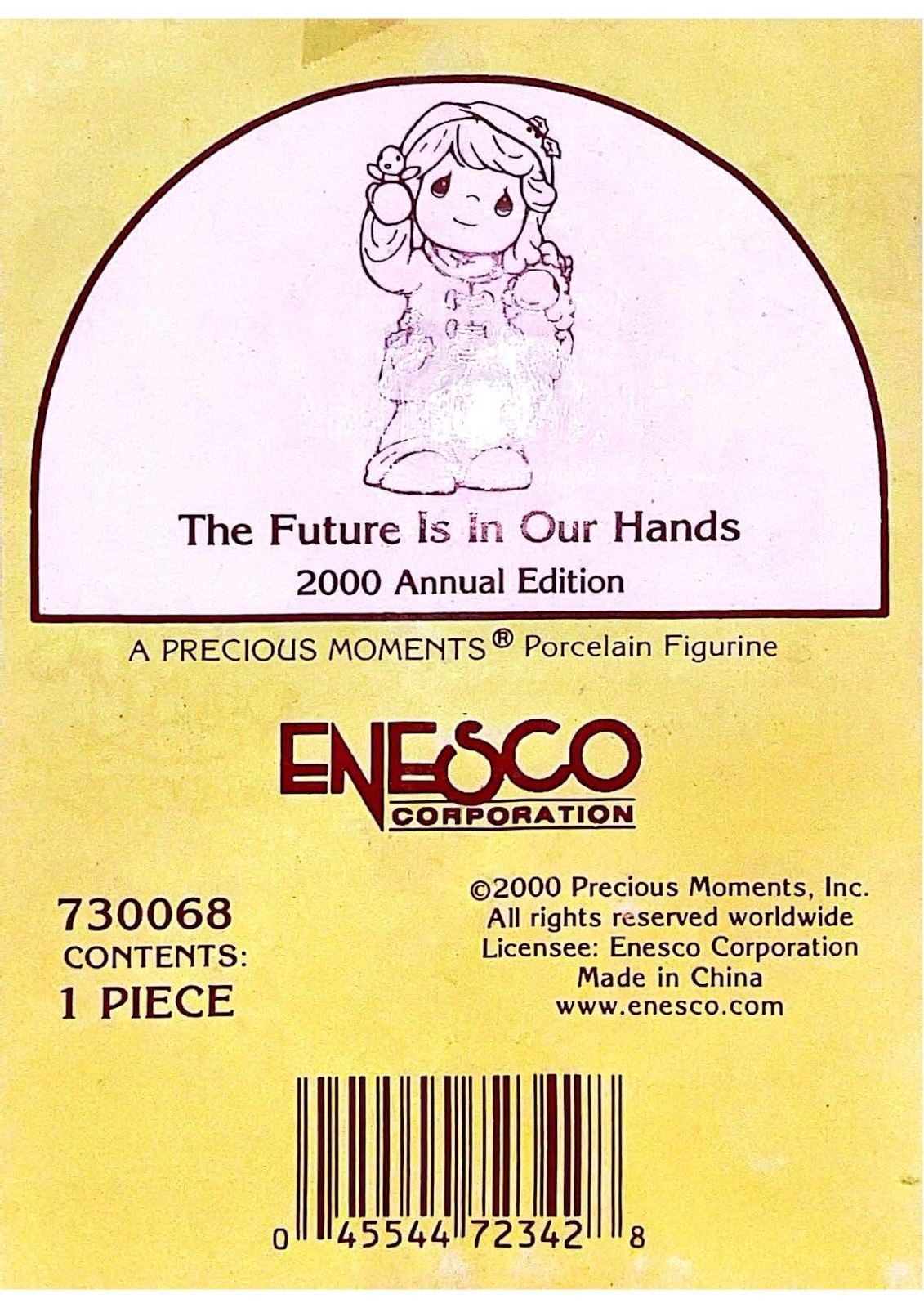 Precious Moments Figurines (The Future Is In Our Hands)