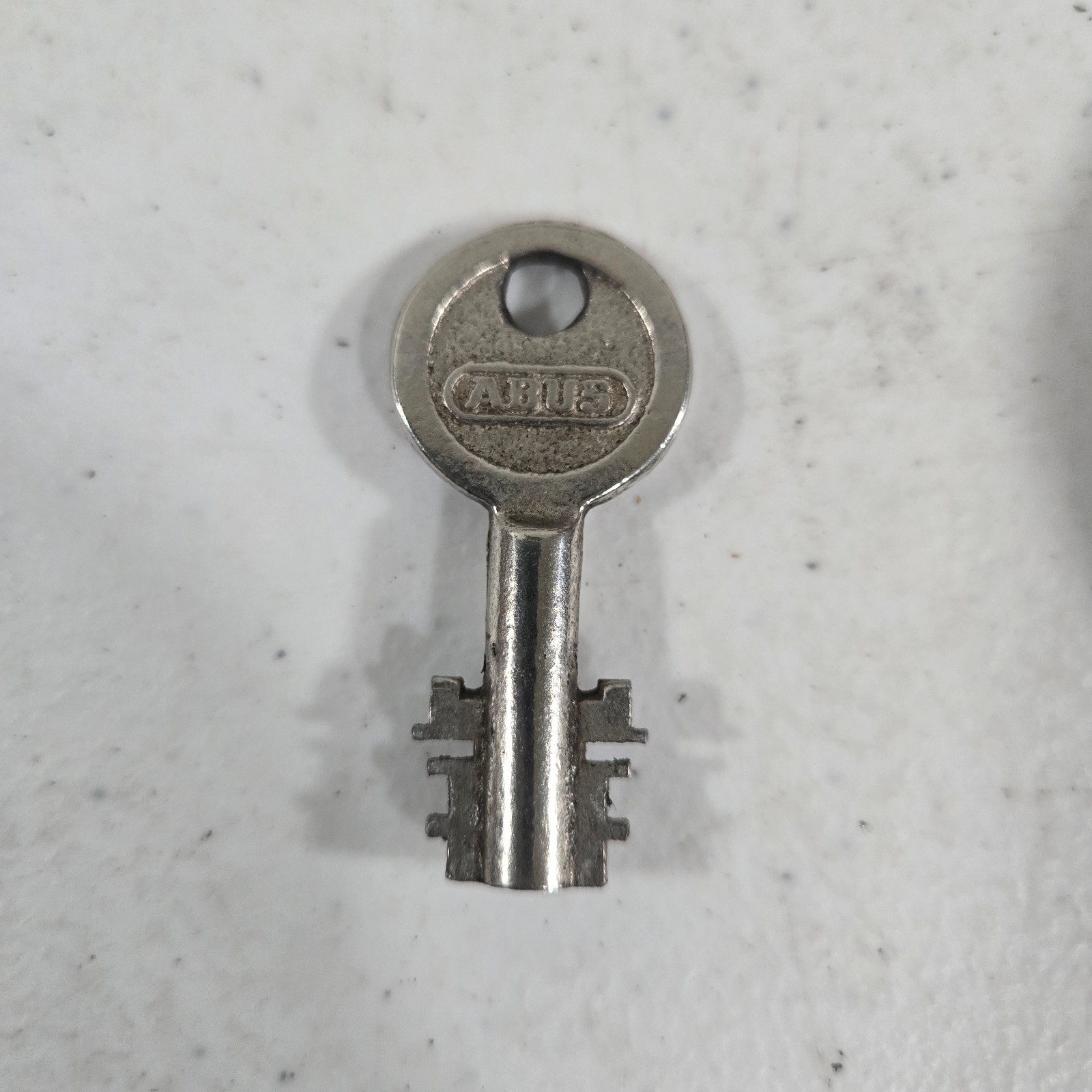 Lot of 2 ABUS Diskus 25/70 Stainless Steel Padlocks Keyed Alike w/ 1 Key