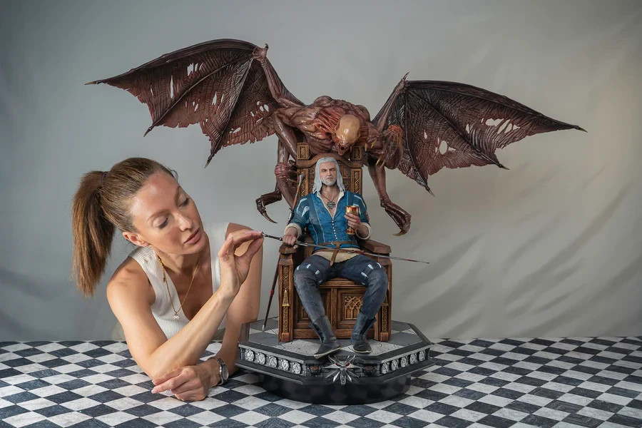 PureArts The Witcher 3: Wild Hunt Blood And Wine 1/4 Geralt Resin Statue SEALED
