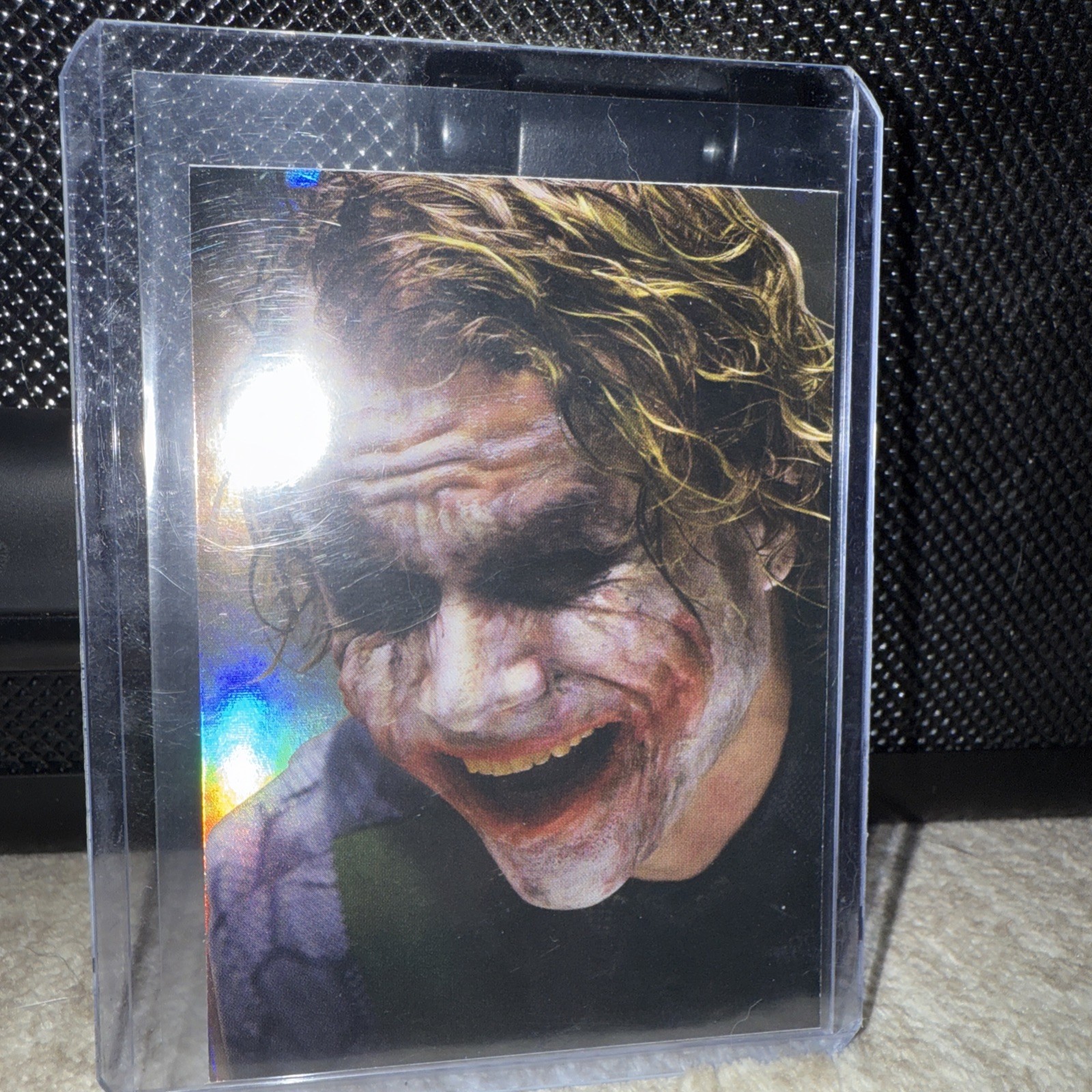 2008 PGM The Dark Knight Batman JOKER ROOKIE #77 Refractor Heath Ledger RC