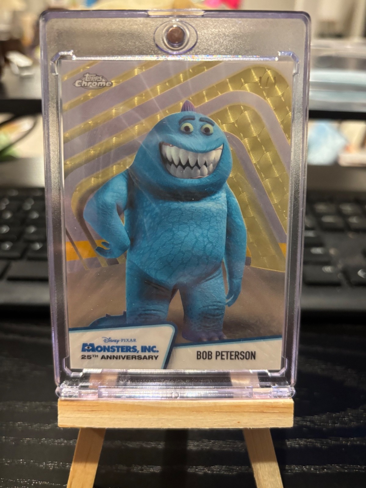 Topps Disney Chrome 2026 1/1 Superfractor Monsters Inc – Bob Peterson