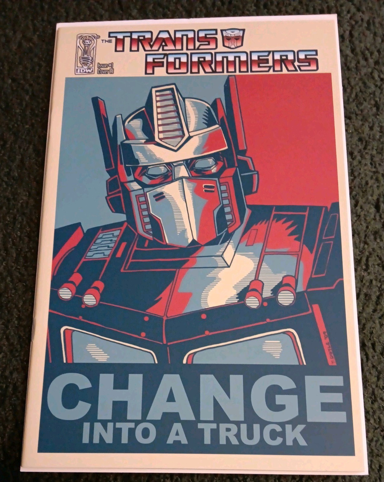 Transformers #1 Change Into a Truck IDW 2009 Variant Comic Book Optimus Prime