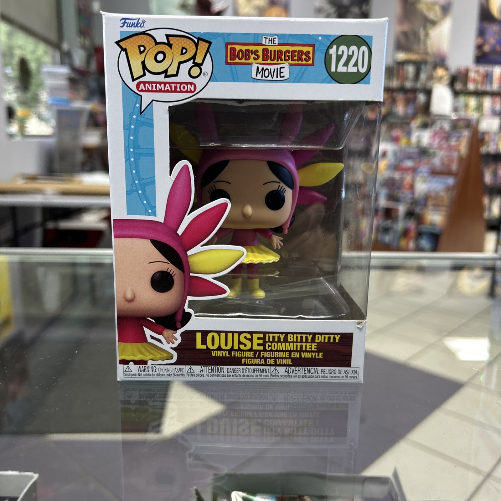 Funko Pop! The Bob’s Burgers Movie Louise Itty Bitty Ditty Committee #1220 ~ NEW