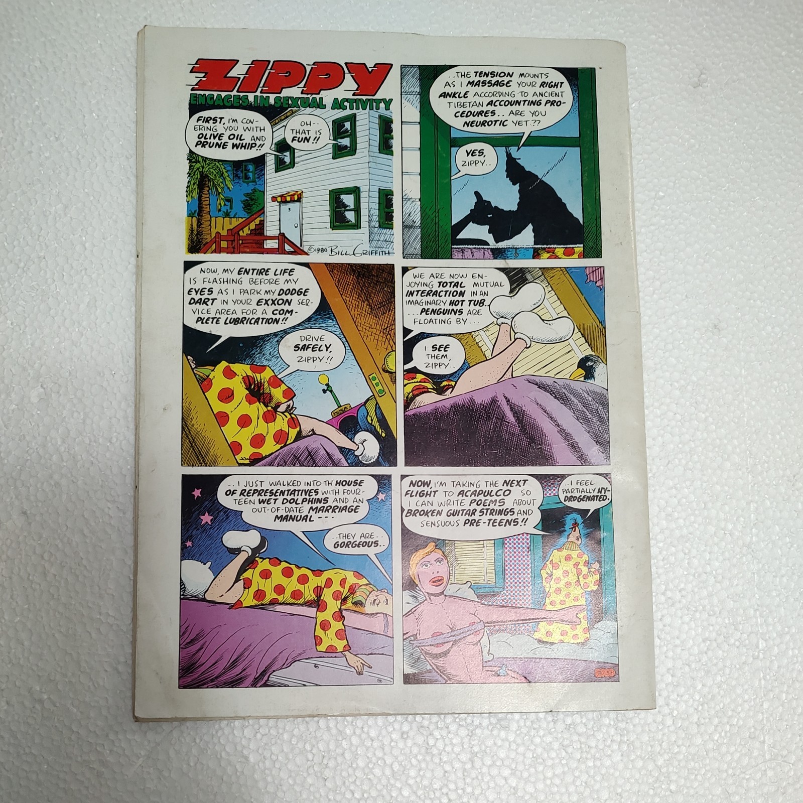 1980 ZIPPY The Pinhead #3 FN+ Last Gasp Magazine – Bill Griffith