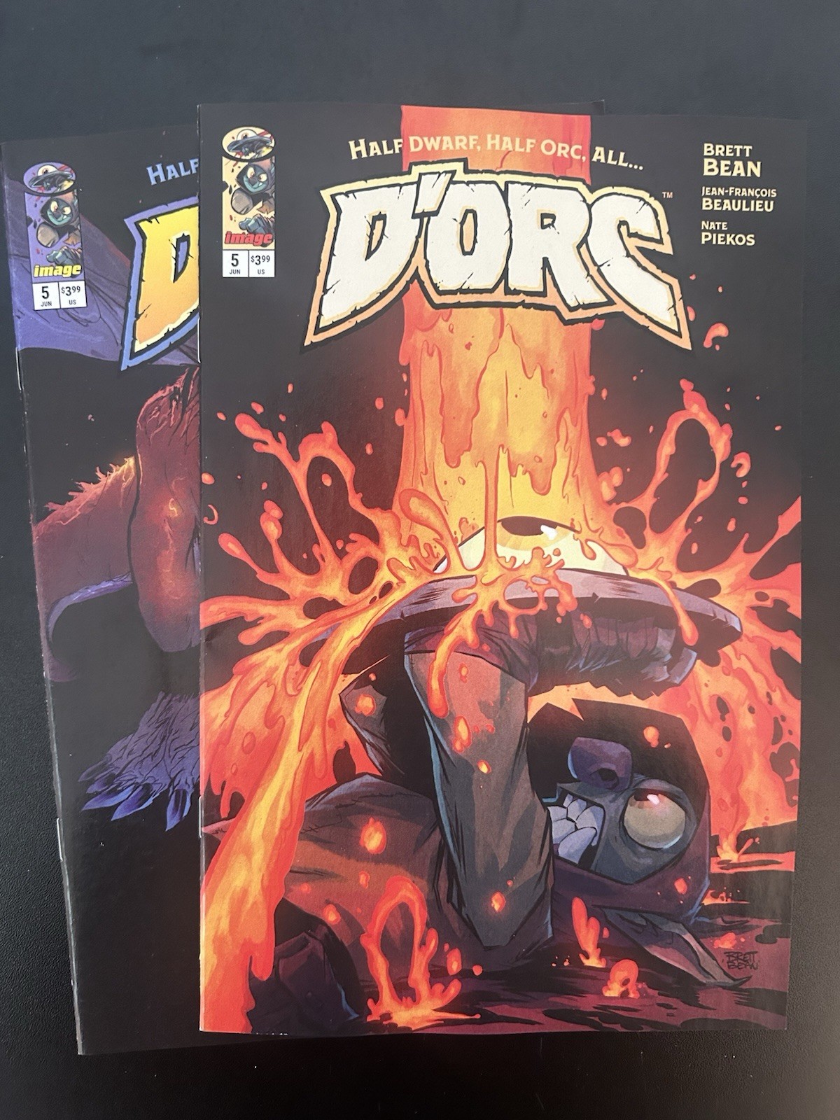 D’orc #5 Cover A + B Variant Set 2 Book Lot Image 2026 Pre-Sale Brett Bean 6/10