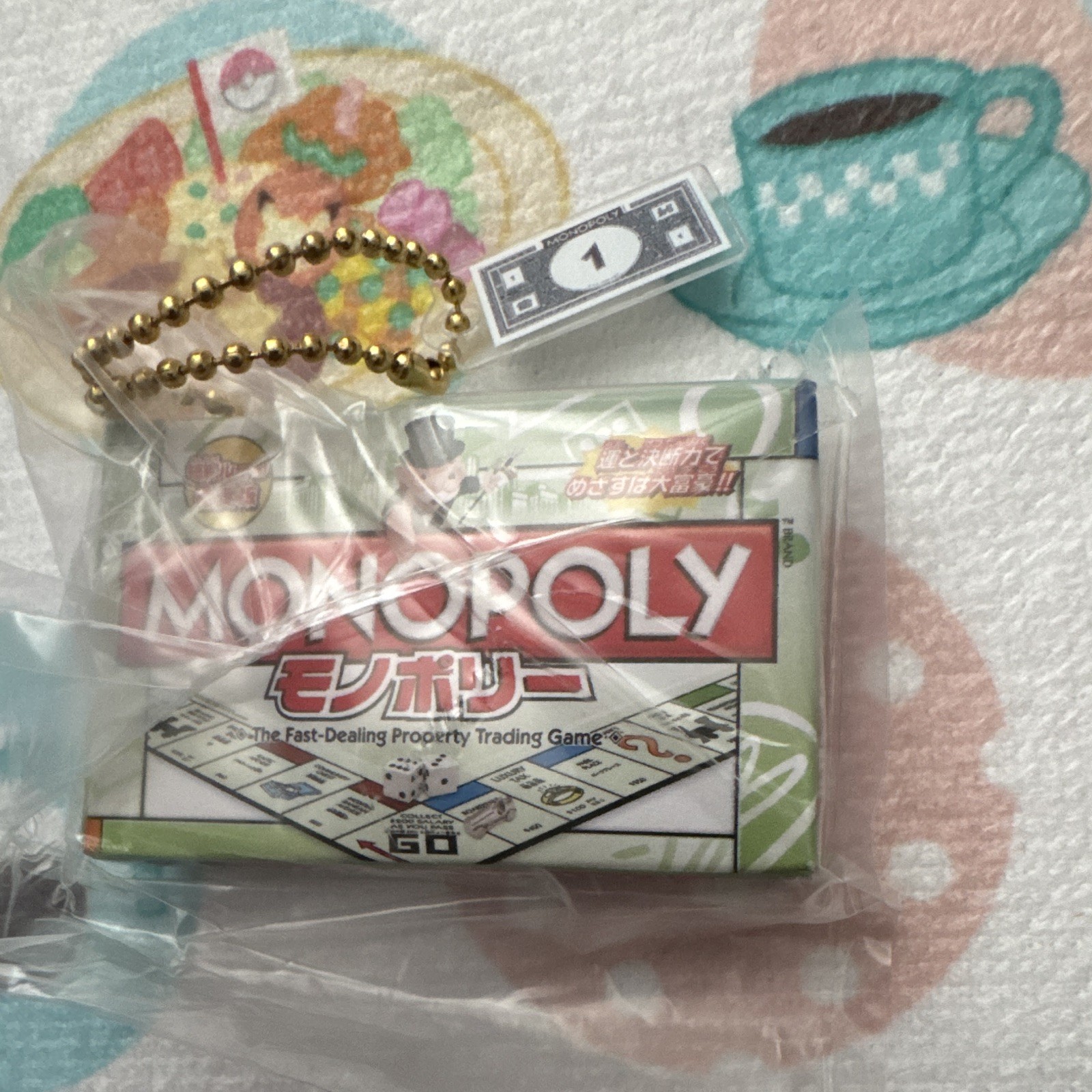Monopoly Mini Game Box Keychain Charm Keychain Gacha Prize Tokyo Japan