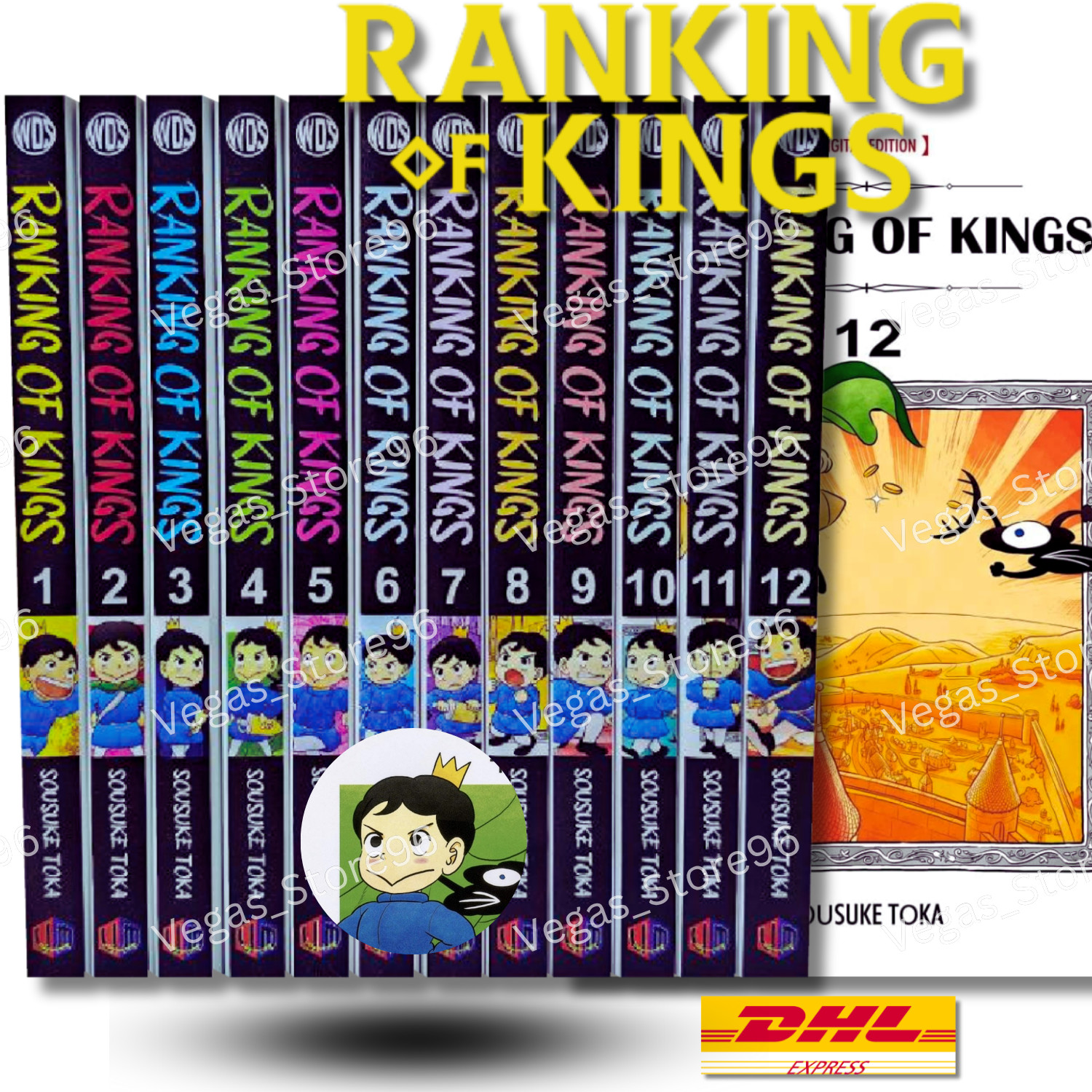 Ranking Of Kings Manga English Vol 1-12 Full Set Comic Books by Sosuke Toka DHL