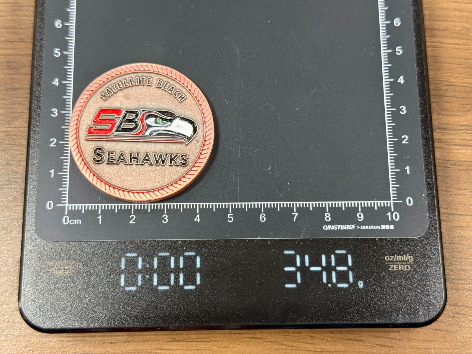 Satellite Beach Seahawks School Mascot Collectible Challenge Coin 1#40