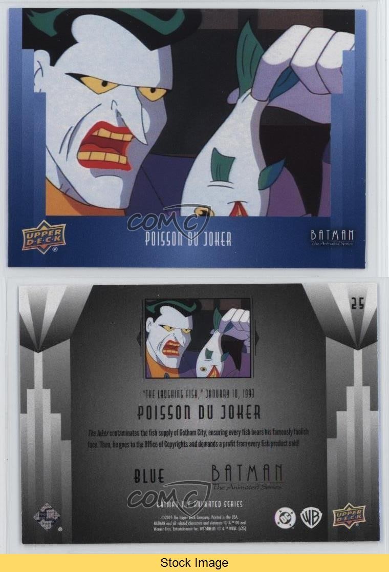 2026 Upper Deck Batman The Animated Series Blue Poisson Du Joker #25 READ 03g4