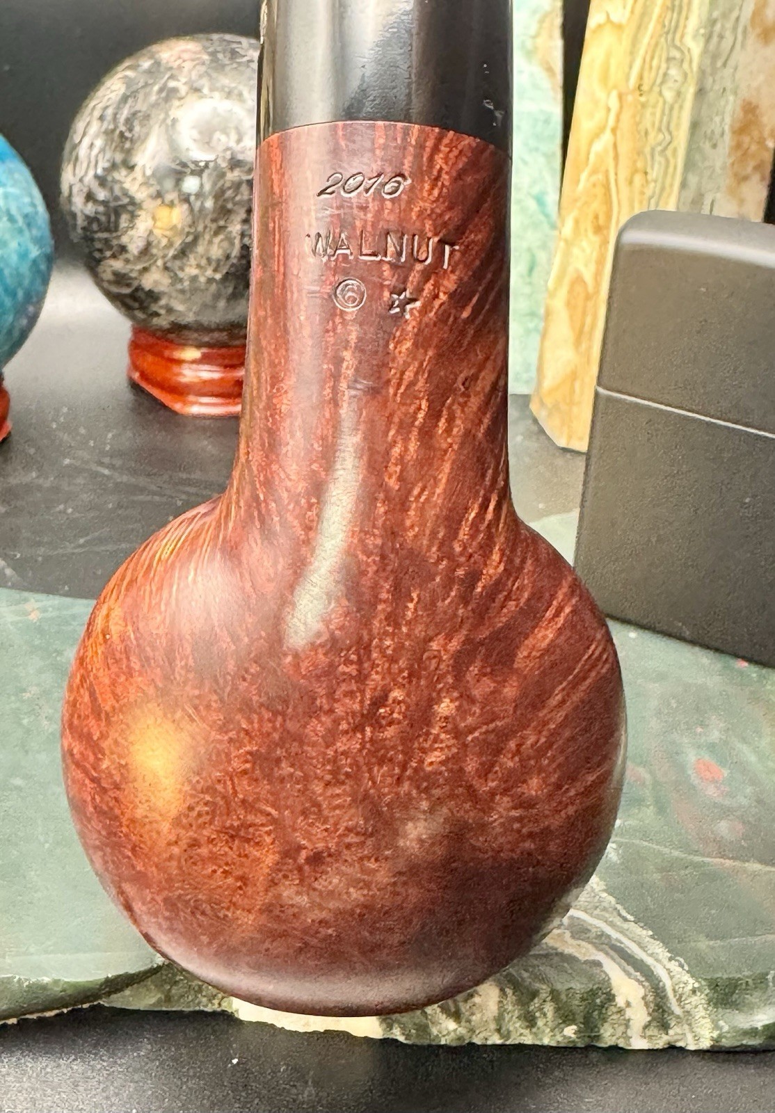 •NEW & UNSMOKED• MARK TINSKY “2016 WALNUT” Bent Tomato 6⭐️ Briar Tobacco Pipe