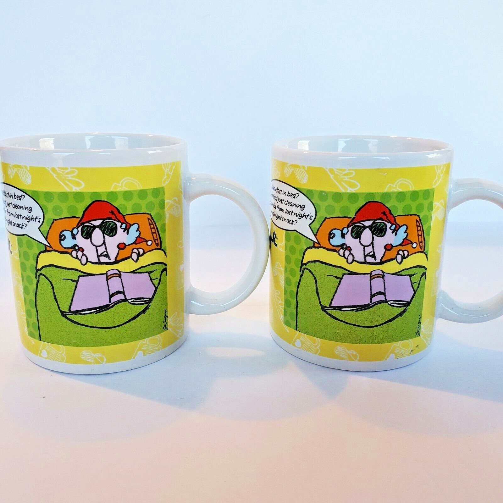 2 Maxine Hallmark Coffee Cartoon Mug Grumpy Old Lady Woman Funny Humor Tea Cup