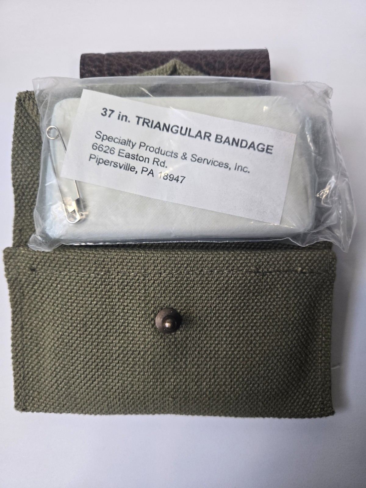 Reproduction WWII US M1942 First Aid Pouch & Bandage Insert High Quality