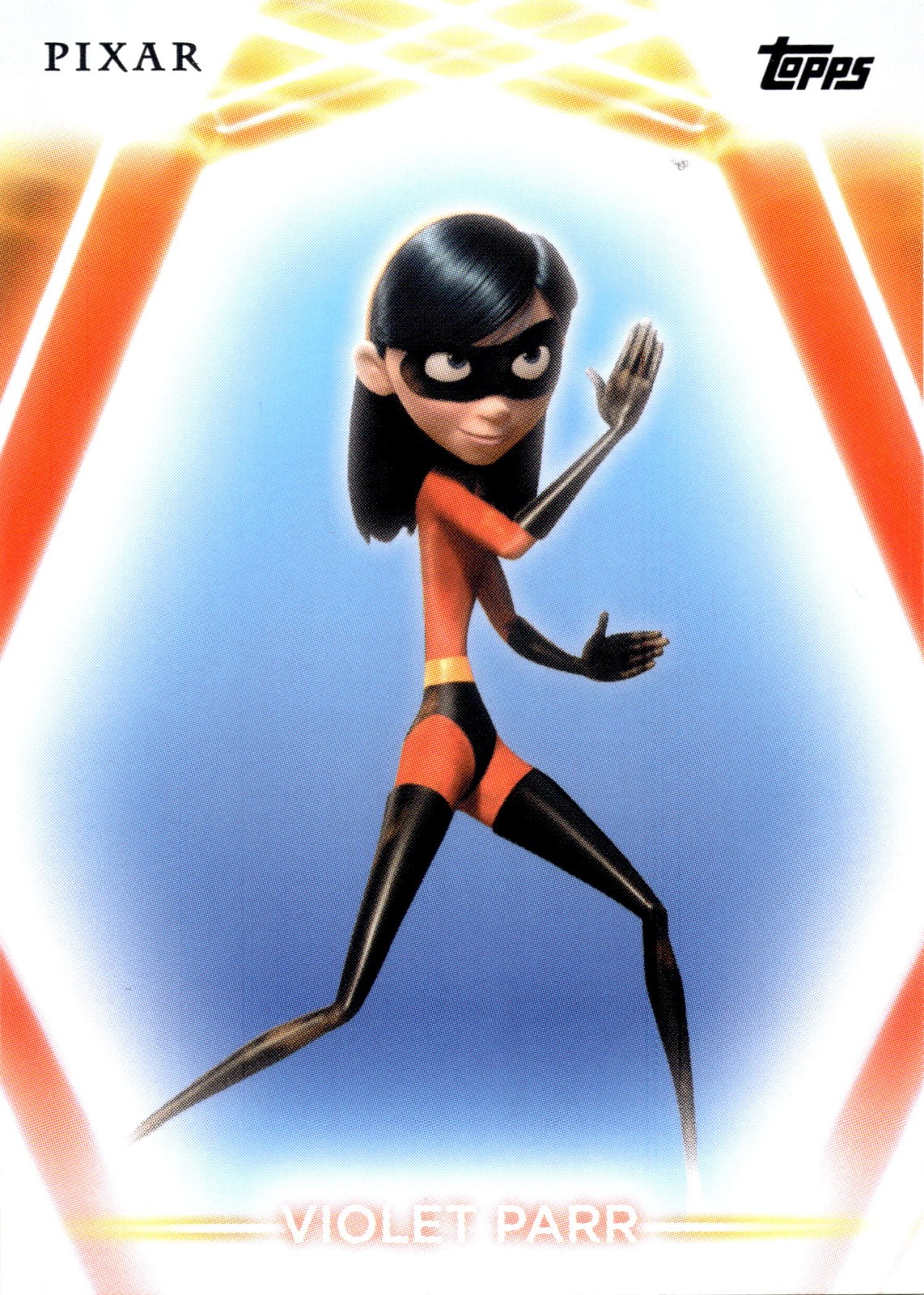 2026 Topps Disney Neon Violet Parr Pixar #55 The Incredibles