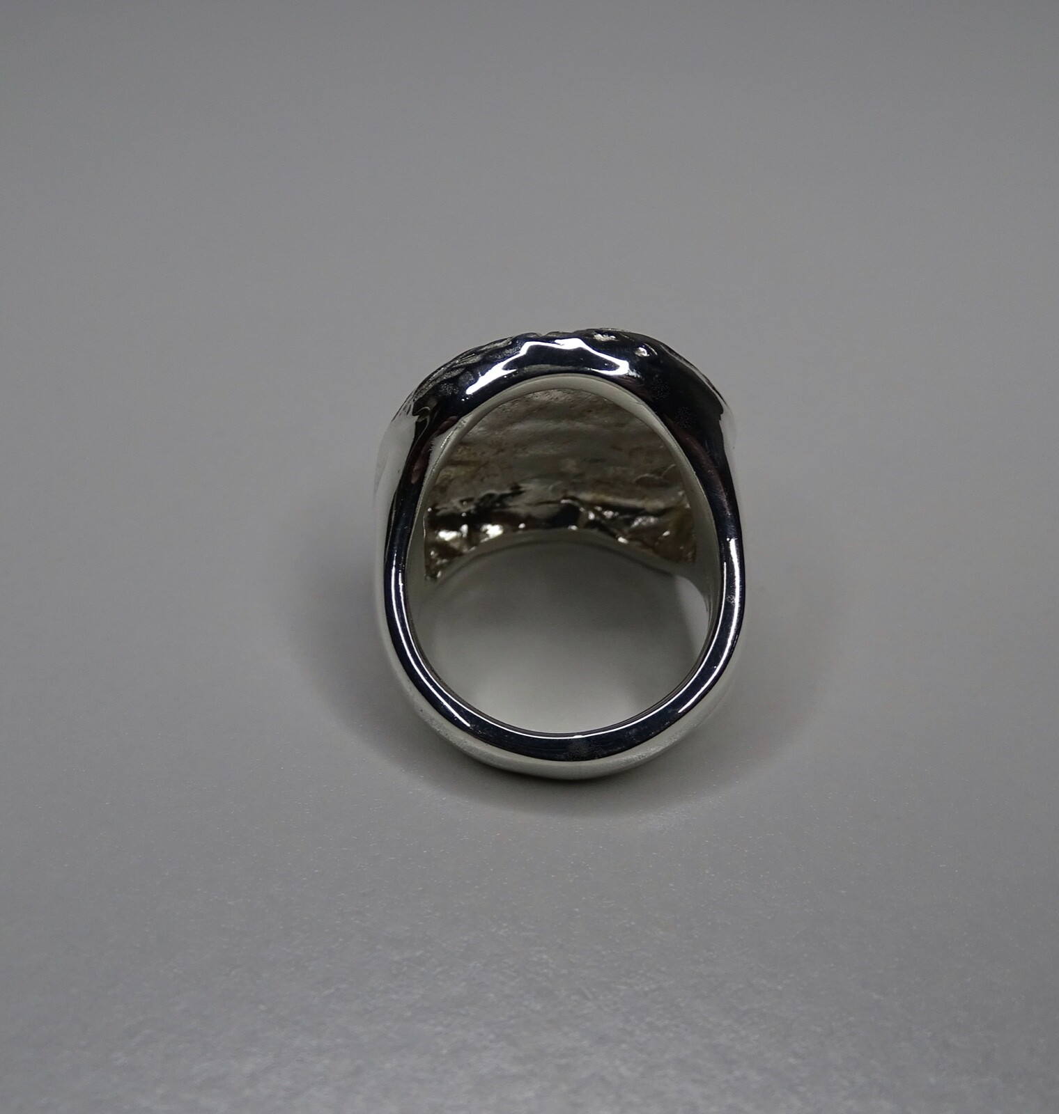 Sterling Silver Pekingese Large Head Study Ring