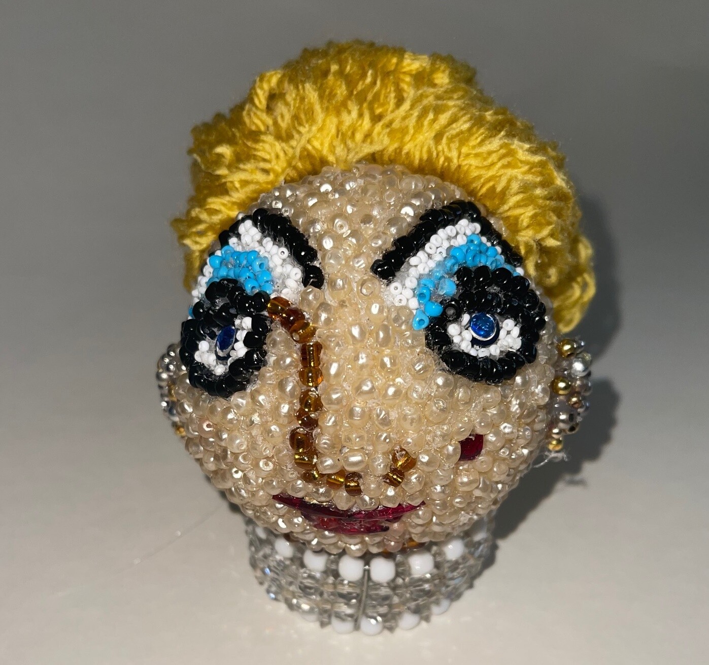 Hand Beaded “Divine” Figurine – Exclusive One of a Kind