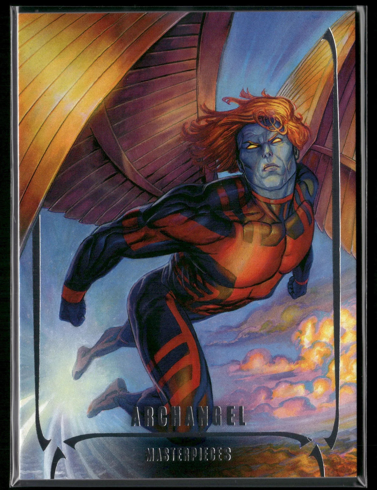 2024 Marvel Masterpieces Archangel #2 Silver Parallel Serial Numbered