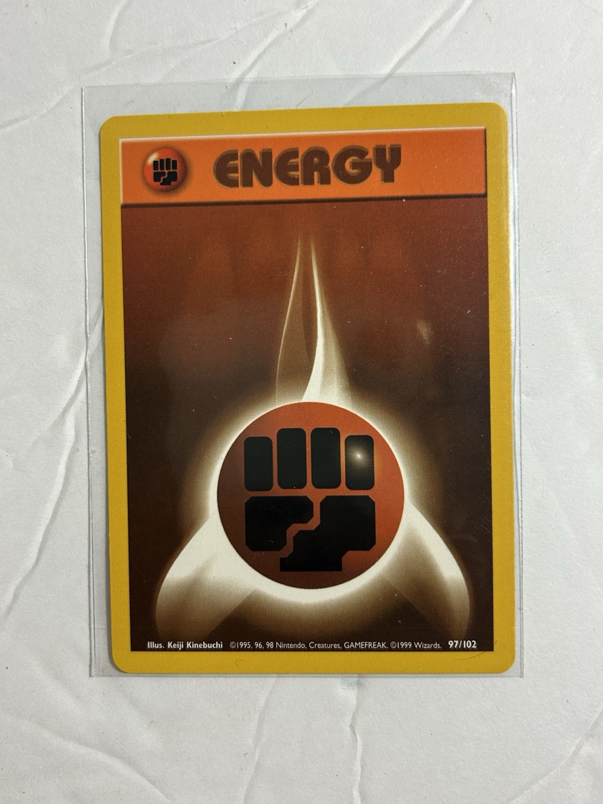 1999 Pokemon Fighting Energy #97 Base Set Unlimited