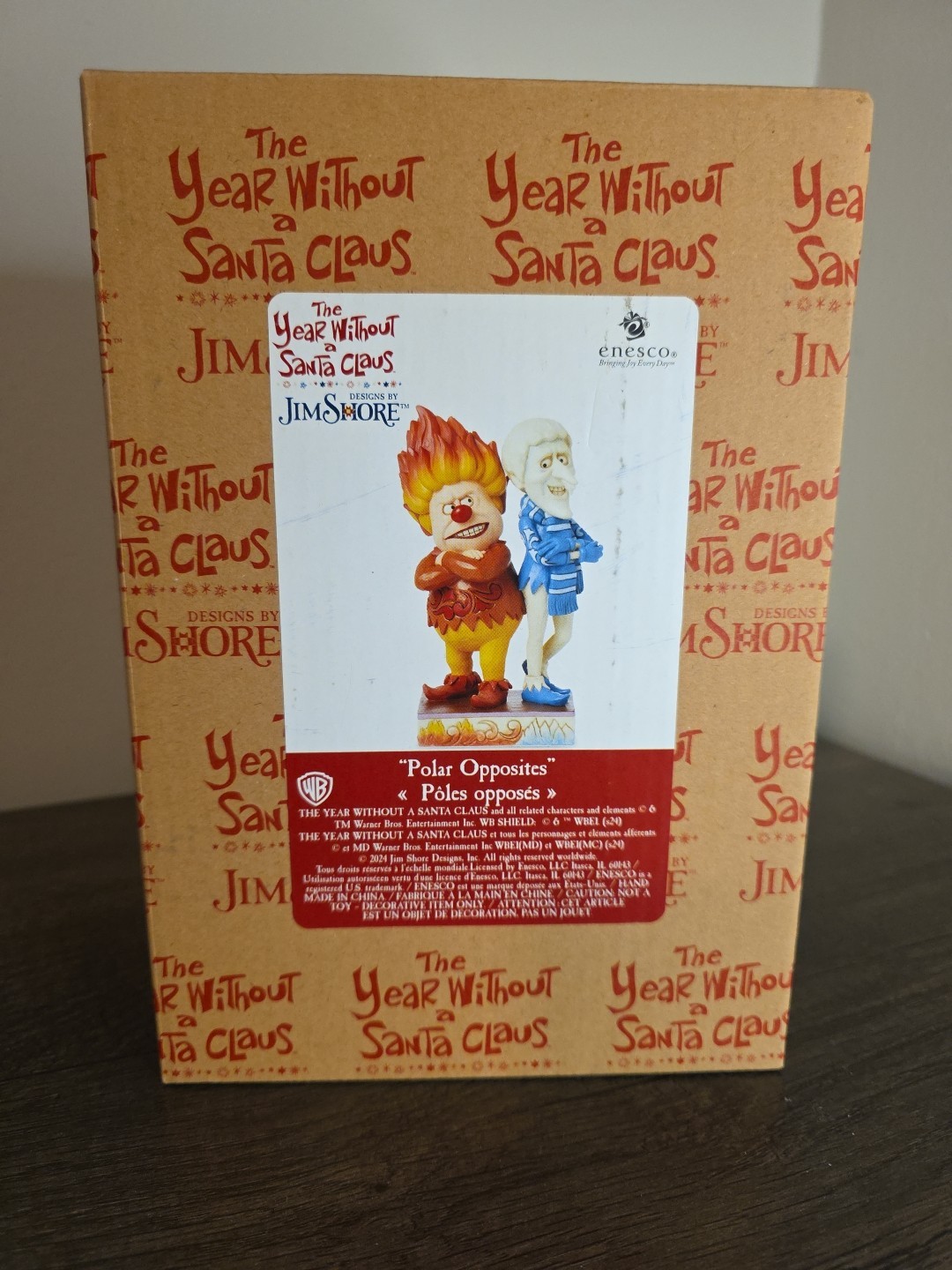 Heat & Snow Miser Jim Shore Year Without A Santa Claus Figurine Polar Opposites