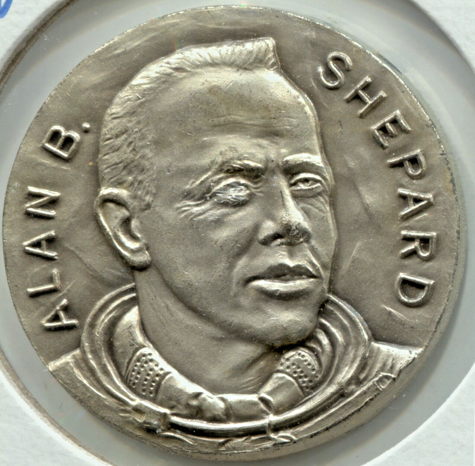 1961 ALAN B. SHEPPARD – 1st AMERICAN SPACE FLIGHT MEDAL – FREEDOM 7 – CMM 0132