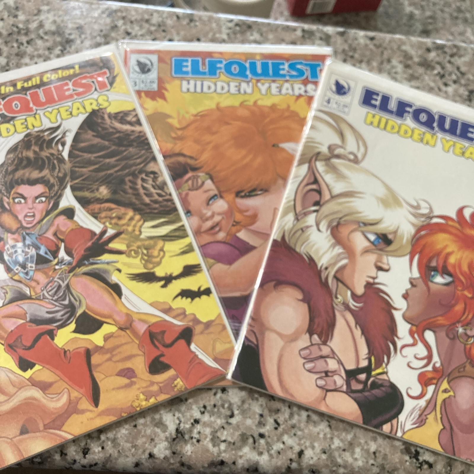 Elfquest Hidden Years #2-3-4. Warp Graphics 1992 Comic Book. Three Comic Combo!
