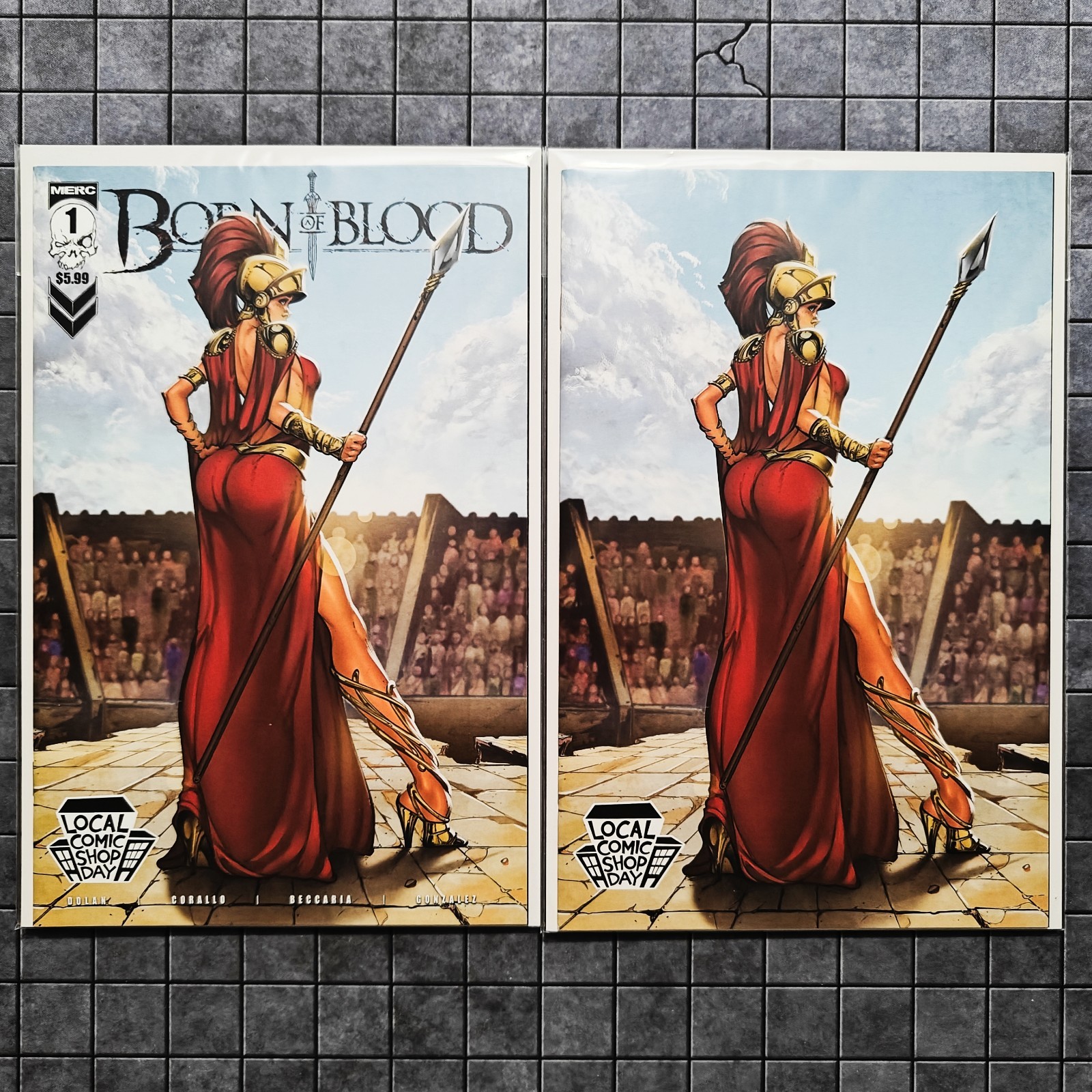 Born of Blood #1 – Narcelio Sousa LCSD Virgin Variant Set – Merc 2022 UNREAD NM
