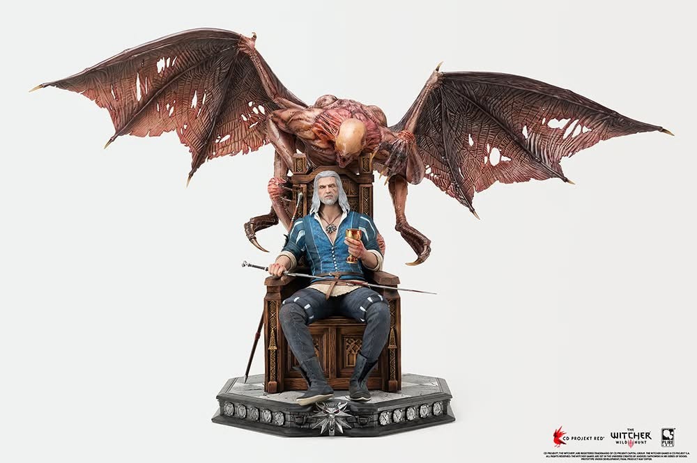 PureArts The Witcher 3: Wild Hunt Blood And Wine 1/4 Geralt Resin Statue SEALED