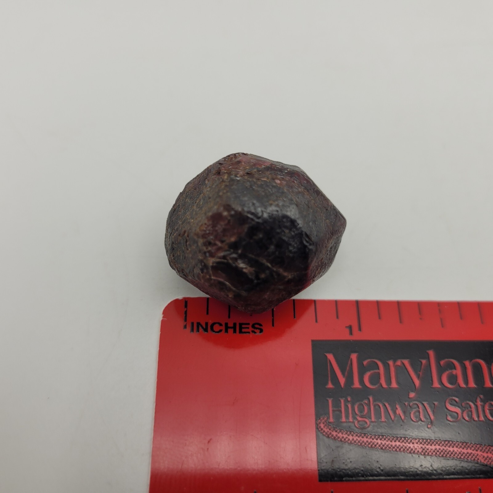 Garnet Crystal Almandine 21g 2.4cm Tweedy Mine Morganton North Carolina Burke Co