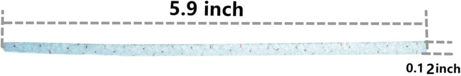 White Pipe Cleaners Hard Bristle Bulk 6 Inch 50 Pack for Clean Tar Resin Plas…