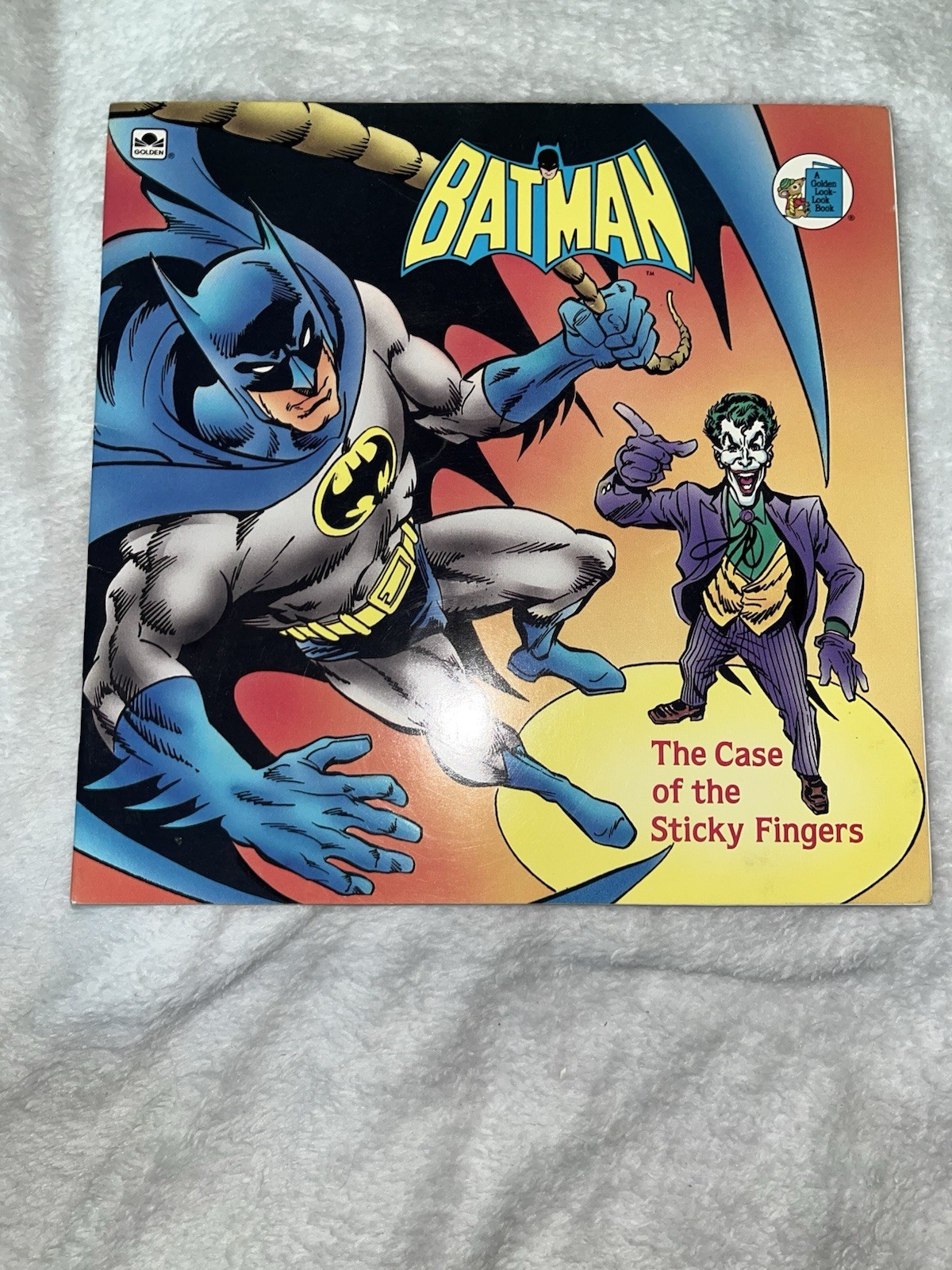 1990 Batman “The Case Of The Sticky Fingers” Paperback Comic Special Edition