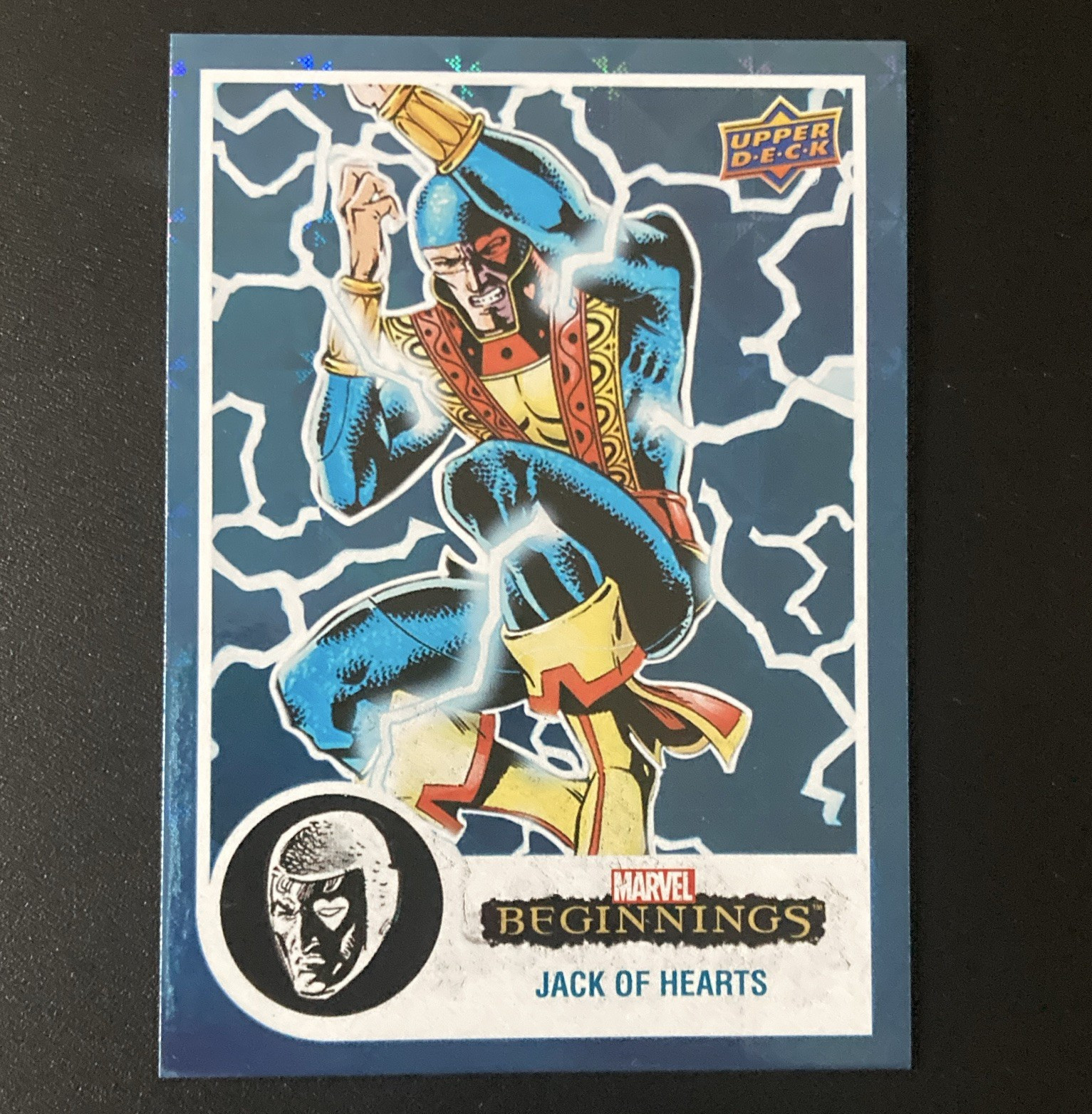 Upper Deck 2022 Marvel Beginnings Vol. 2 S1 Jack of Hearts #72 Blue /99