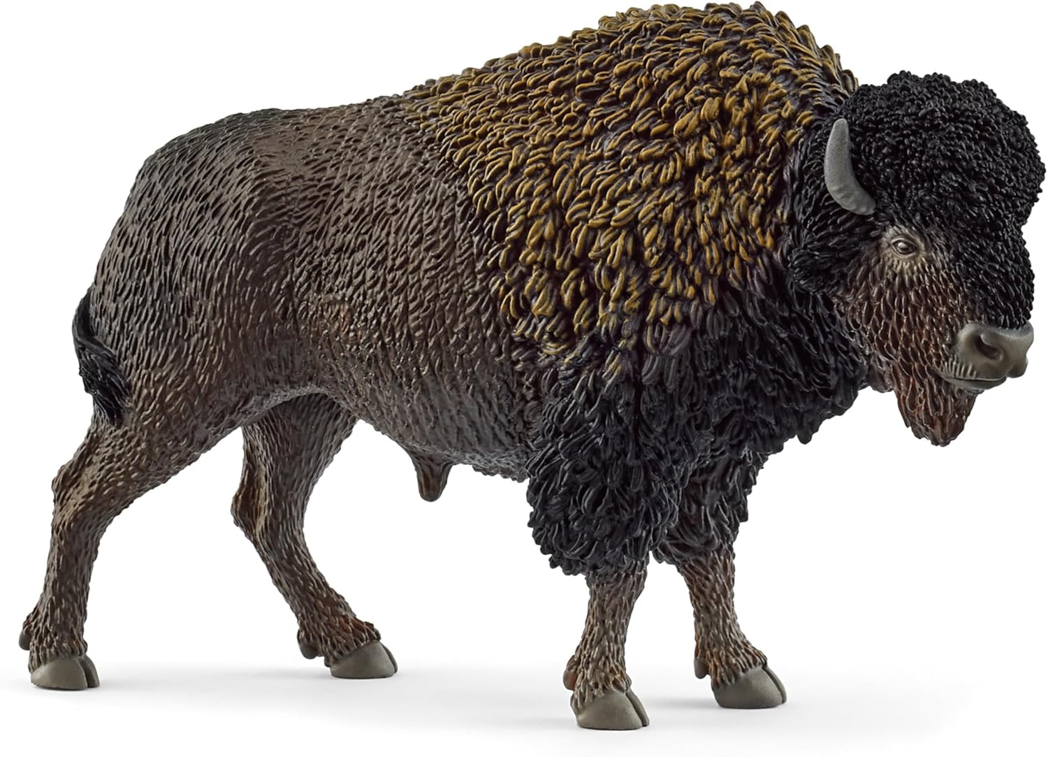 Wild Life – Large, 5″ North American Bison Figurine. Realistic, Hand-Painted Har