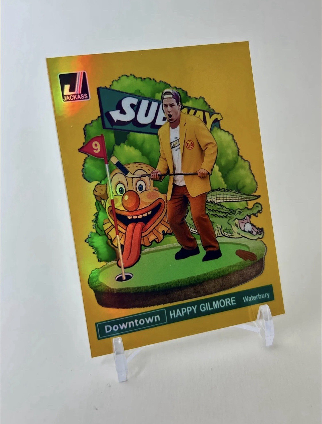 Third&Eight CardCustoms Happy Gilmore Downtown Gold Holo SSP Custom Card