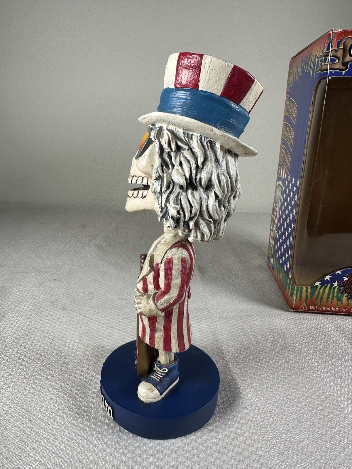 Grateful Dead Uncle Sam Skeleton Bobblehead #6472/10,008 – 2002 GDP Ltd Edition