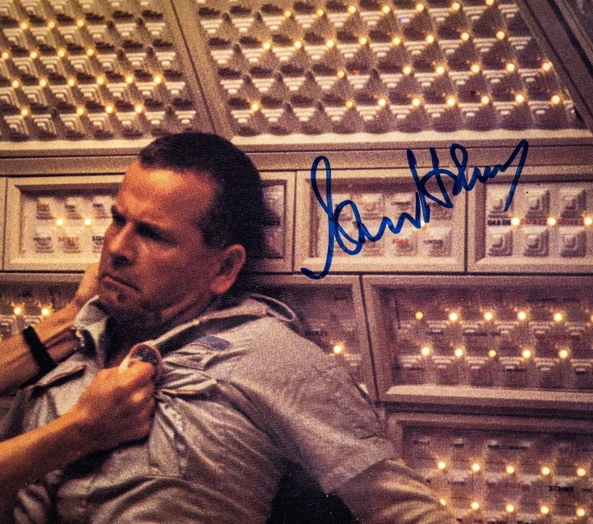 SIGOURNEY WEAVER & IAN HOLM SIGNED VINTAGE 1979 “ALIEN” 8X10 LOBBY CARD – ACOA