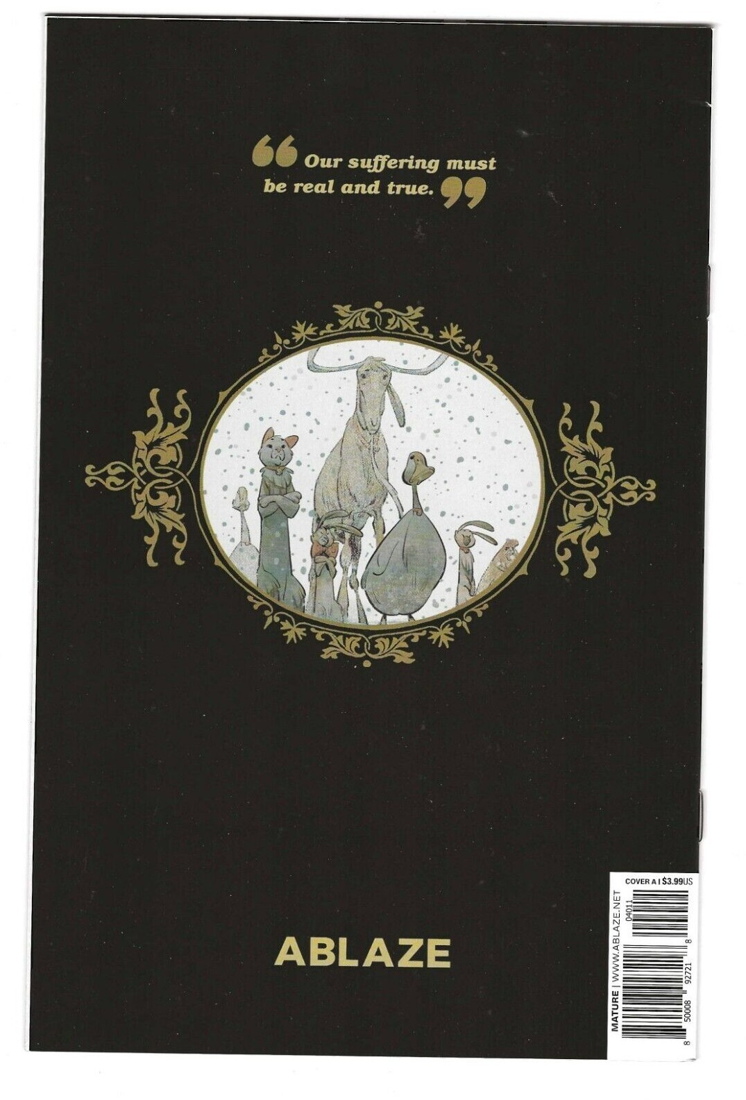 Ablaze ANIMAL CASTLE #4 first printing cover A