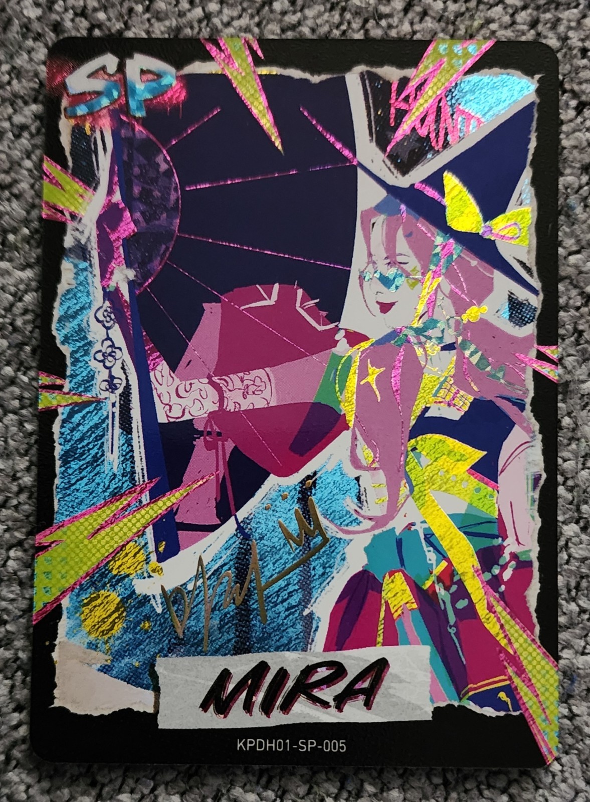 Kayou Kpop Demon Hunter Mira KPDH01-SP-005 Foil Signature NM Free Shipping