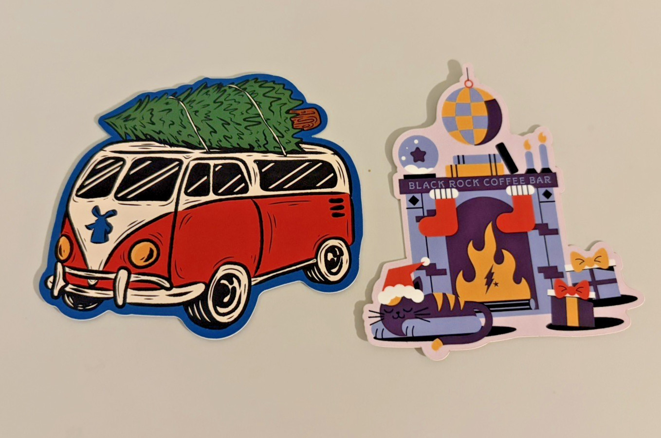 Black Rock Coffee * Dutch Bros * Stickers * Dec 2025 * New