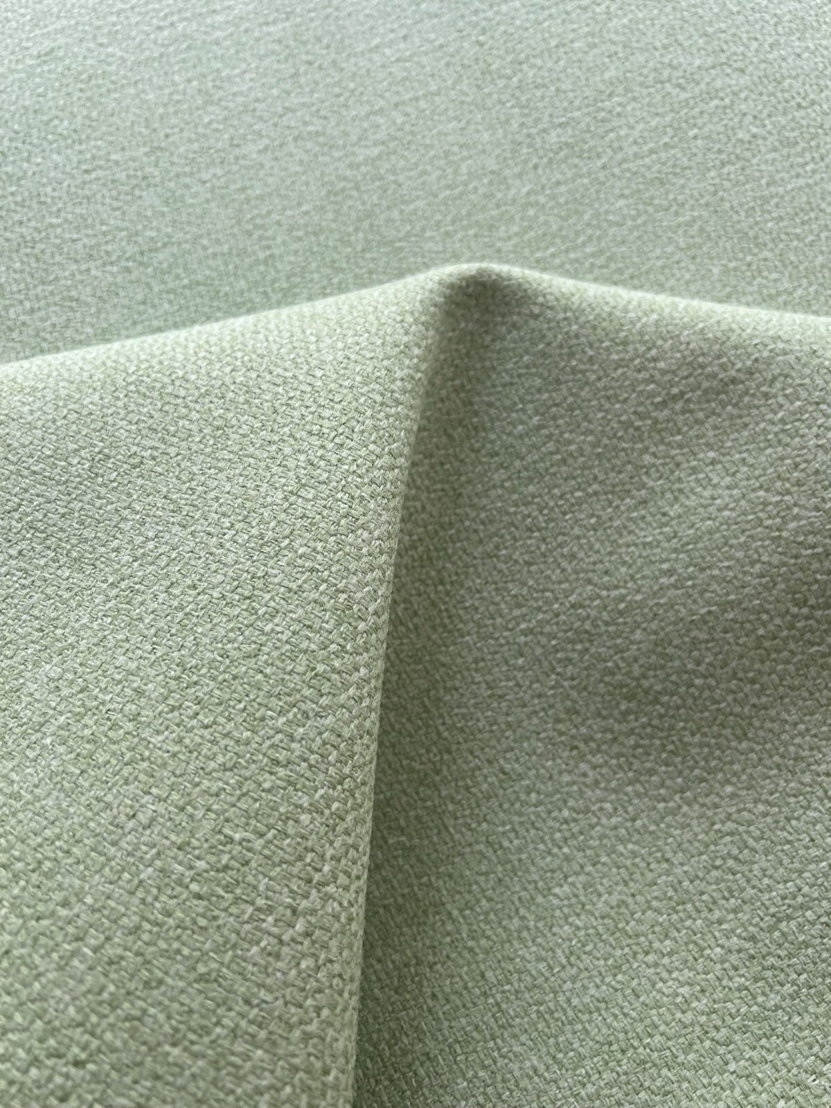 4 Yards Of Beautiful Textural Appearance In Light Green Polyester Fabric