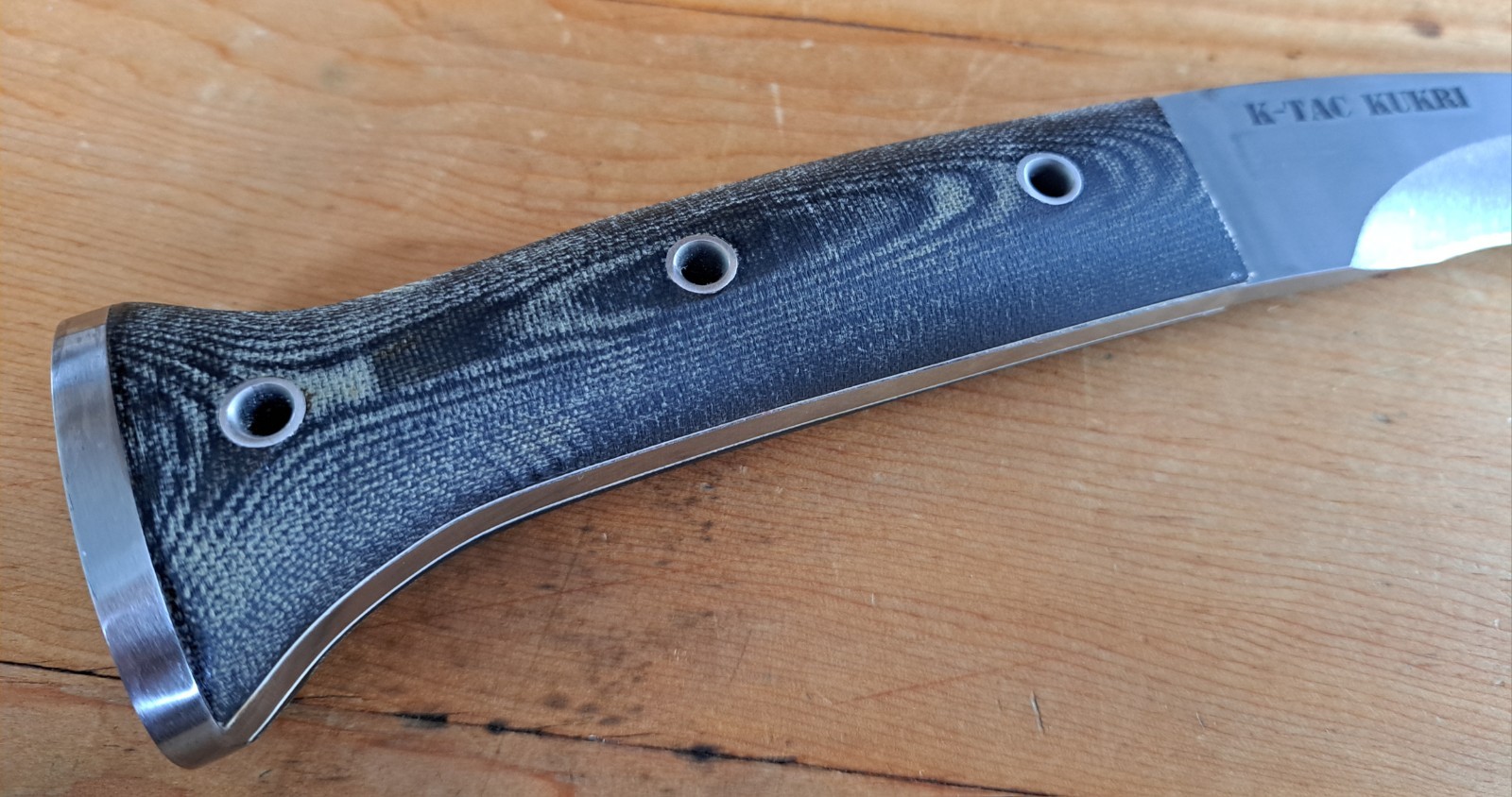 Condor Tool & Knife K-Tact Kukri Knife 1075 Blade Green Micarta
