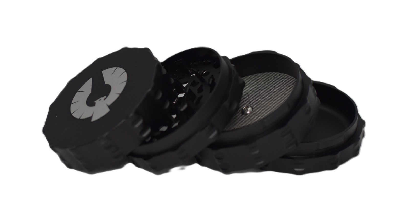 Phoenician – Large 4 Piece Black Grinder Authentic