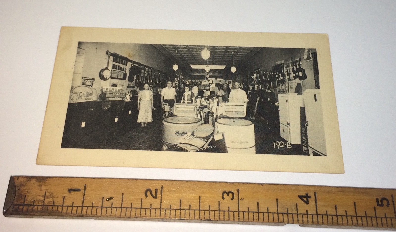 Rare Antique White Eagle Music Co. Advertising Business Card! Instruments, Piano
