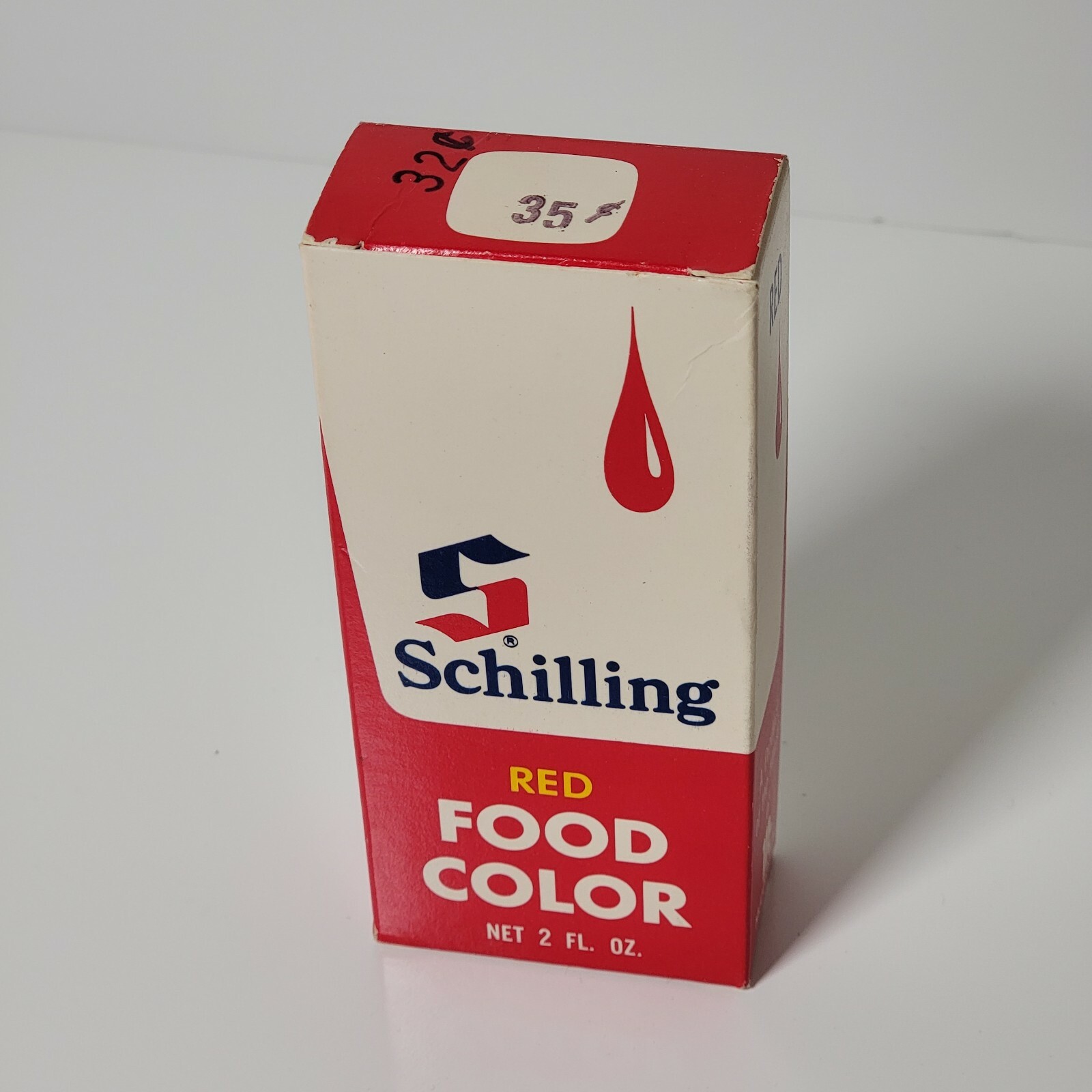 Vintage 1972 NOS McCormick Schilling Red Food Coloring 2 Fl. Oz. USA Free Ship